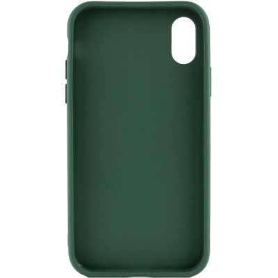 Чехол накладка Bonbon Metal iPhone XR Зеленая / Army Green