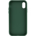 Чехол накладка Bonbon Metal iPhone XR Зеленая / Army Green