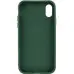 Чехол накладка Bonbon Metal iPhone XR Зеленая / Army Green