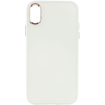 Чехол накладка Bonbon Metal iPhone XR Белая