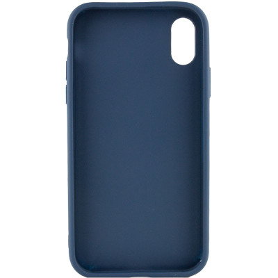 Чехол накладка Bonbon Metal iPhone XR Синяя / Cosmos Blue