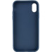 Чехол накладка Bonbon Metal iPhone XR Синяя / Cosmos Blue