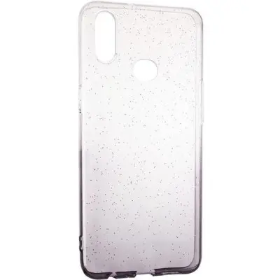 Чехол накладка Glossy Shine Samsung A107 (A10s 2019) Черная/Белая