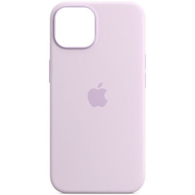 Чехол накладка HC Magsafe (AAA) iPhone 14 Сиреневая (Lilac)