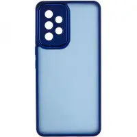 Чехол накладка Space Matte Samsung A24 (A245) Темно-синяя
