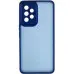 Чехол накладка Space Matte Samsung A24 (A245) Темно-синяя
