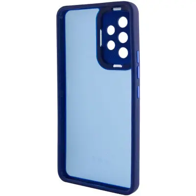 Чехол накладка Space Matte Samsung A24 (A245) Темно-синяя Чехол накладка Space Matte Samsung A24 (A245) Темно-синяя
