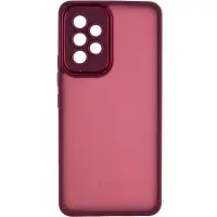 Чехол накладка Space Matte Samsung A24 (A245) Бордовая