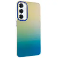 Чехол Накладка Glassbend Samsung A165 (A16 4G/5G) Синяя