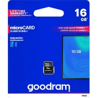 Карта пам'яті Micro SD 16Gb GoodRam Class10