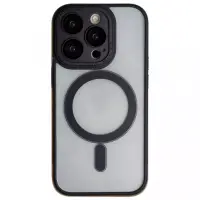 Чехол накладка Protective Camera Clear iPhone 12 Pro  Черная