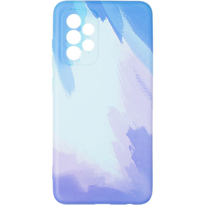 Накладка Watercolor Samsung A525 (A52) Синя