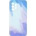 Чехол накладка Watercolor Samsung A525 (A52) Синяя