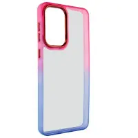 Чехол накладка Fresh sip Xiaomi Redmi 13C/Poco C65 Синий/ Розовый