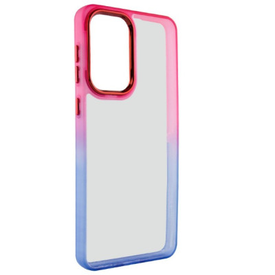 Чехол накладка Fresh sip Xiaomi Redmi 13C/Poco C65 Синий/ Розовый