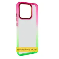 Чехол накладка Fresh sip Xiaomi Redmi A3 Салатовый/ Розовый