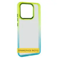 Чехол накладка Fresh sip Xiaomi Redmi A3 Бирюзовый/ Лимонный