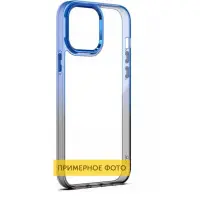 Чехол накладка Fresh sip Xiaomi Redmi A3 Черный/ Синий