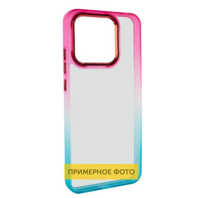 Накладка Fresh sip Xiaomi Redmi Note 11 Pro Бирюзовый/ Розовый