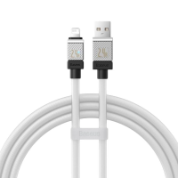 Кабель дата Baseus CoolPlay Lightning 1м Білий Кабель дата Baseus CoolPlay Lightning 1м Білий