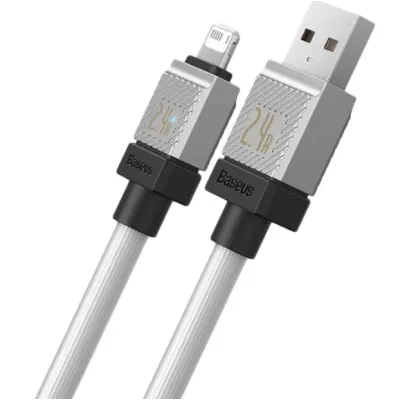 Кабель дата Baseus CoolPlay Lightning 1м Белый
