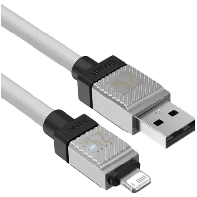 Кабель дата Baseus CoolPlay Lightning 1м Белый