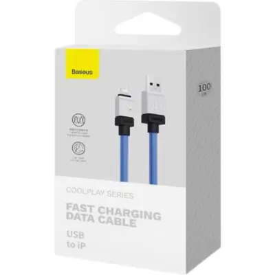 Кабель дата Baseus CoolPlay Lightning 1м Синий Кабель дата Baseus CoolPlay Lightning 1м Синий