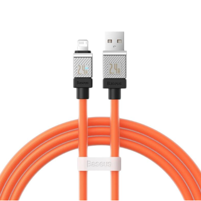 Кабель дата Baseus CoolPlay Lightning 1м Оранжевый