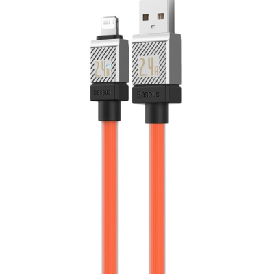 Кабель дата Baseus CoolPlay Lightning 1м Оранжевый