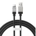 Кабель дата Baseus CoolPlay USB Type A - Type-C 100W 1м Чорний