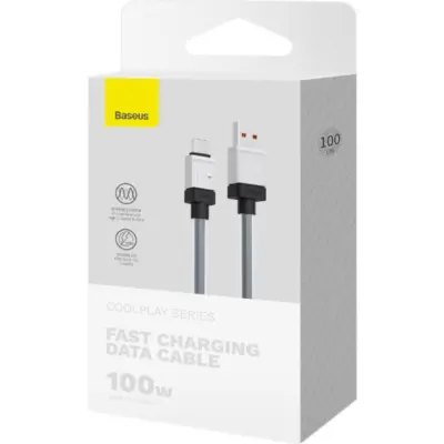 Кабель дата Baseus CoolPlay USB Type A - Type-C 100W 1м Черный Кабель дата Baseus CoolPlay USB Type A - Type-C 100W 1м Черный
