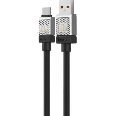 Кабель дата Baseus CoolPlay USB Type A - Type-C 100W 1м Чорний
