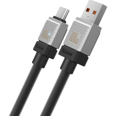 Кабель дата Baseus CoolPlay USB Type A - Type-C 100W 2м Чорний