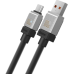 Кабель дата Baseus CoolPlay USB Type A - Type-C 100W 2м Чорний