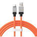 Кабель дата Baseus CoolPlay USB Type A - Type-C 1м 100W Помаранчевий