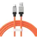 Кабель дата Baseus CoolPlay USB Type A - Type-C 1м 100W Оранжевый