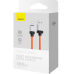 Кабель дата Baseus CoolPlay USB Type A - Type-C 1м 100W Помаранчевий