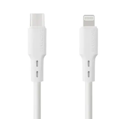Кабель дата Glasscove Flex Type-C to Lightning 1м Белый Кабель дата Glasscove Flex Type-C to Lightning 1м Белый
