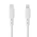 Кабель дата Glasscove Flex Type-C to Lightning 1м Белый Кабель дата Glasscove Flex Type-C to Lightning 1м Белый