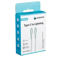 Кабель Glasscove Braid Type-C to Lightning 1м Белый