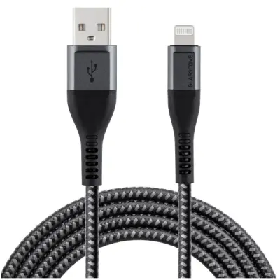 Кабель дата Glasscove Solid Type-C to Lightning 1м Чёрный Кабель дата Glasscove Solid Type-C to Lightning 1м Чёрный