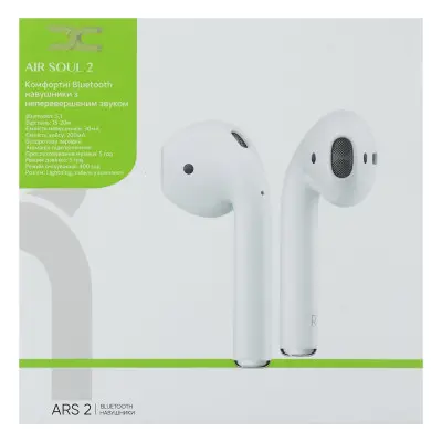 Беспроводные наушники DC Air Soul 2 (ARS-21), Белые Беспроводные наушники DC Air Soul 2 (ARS-21), Белые