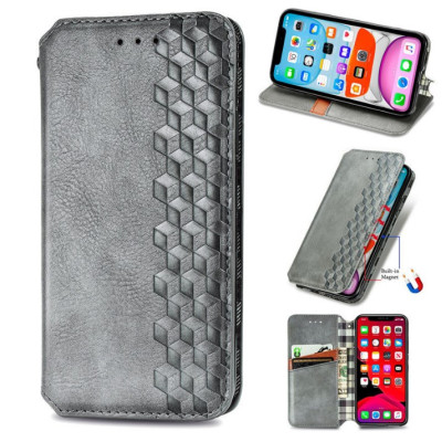 Чохол-книжка Getman Cubic OPPO A73 Сіра