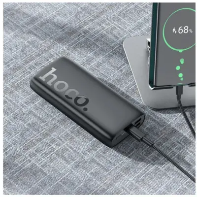 Универсальная мобильная батарея Повербанк Hoco J122A PD+QC 3.0 22.5W 20000mAh Чёрный