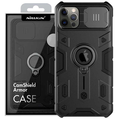 Чехол накладка Nillkin Camshield ArmorPhone 13 Pro Чёрная