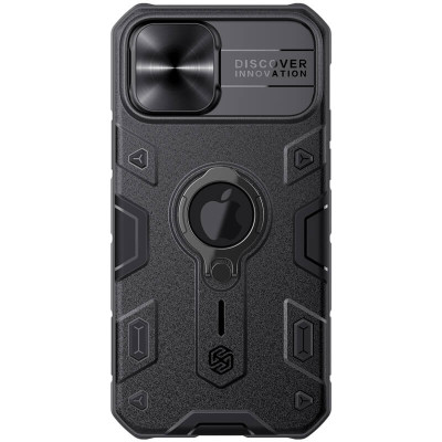 Чехол накладка Nillkin Camshield ArmorPhone 13 Pro Чёрная