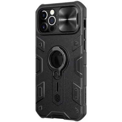Чехол накладка Nillkin Camshield ArmorPhone 13 Pro Чёрная