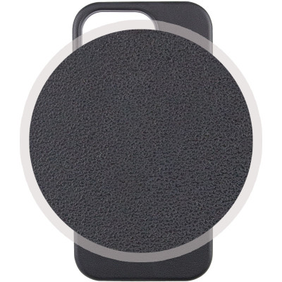 Чехол накладка Leather Case with MagSafe iPhone 13 Pro /Midnight (AAA Animation)