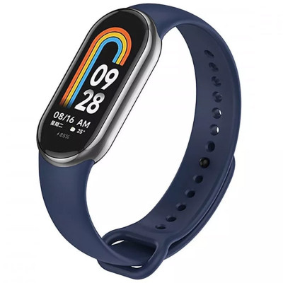 Ремешок Силикон Mi Band 8/9 Dark Blue, Темно-синий
