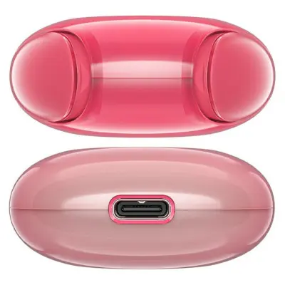 Беспроводные наушники Acefast T9 Crystal Air color Pomelo Red , красный